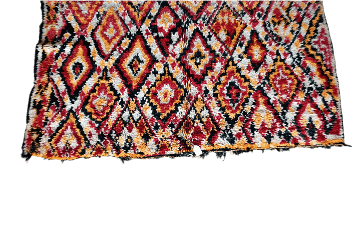 Antique Ait Youssi moroccan rug bottom