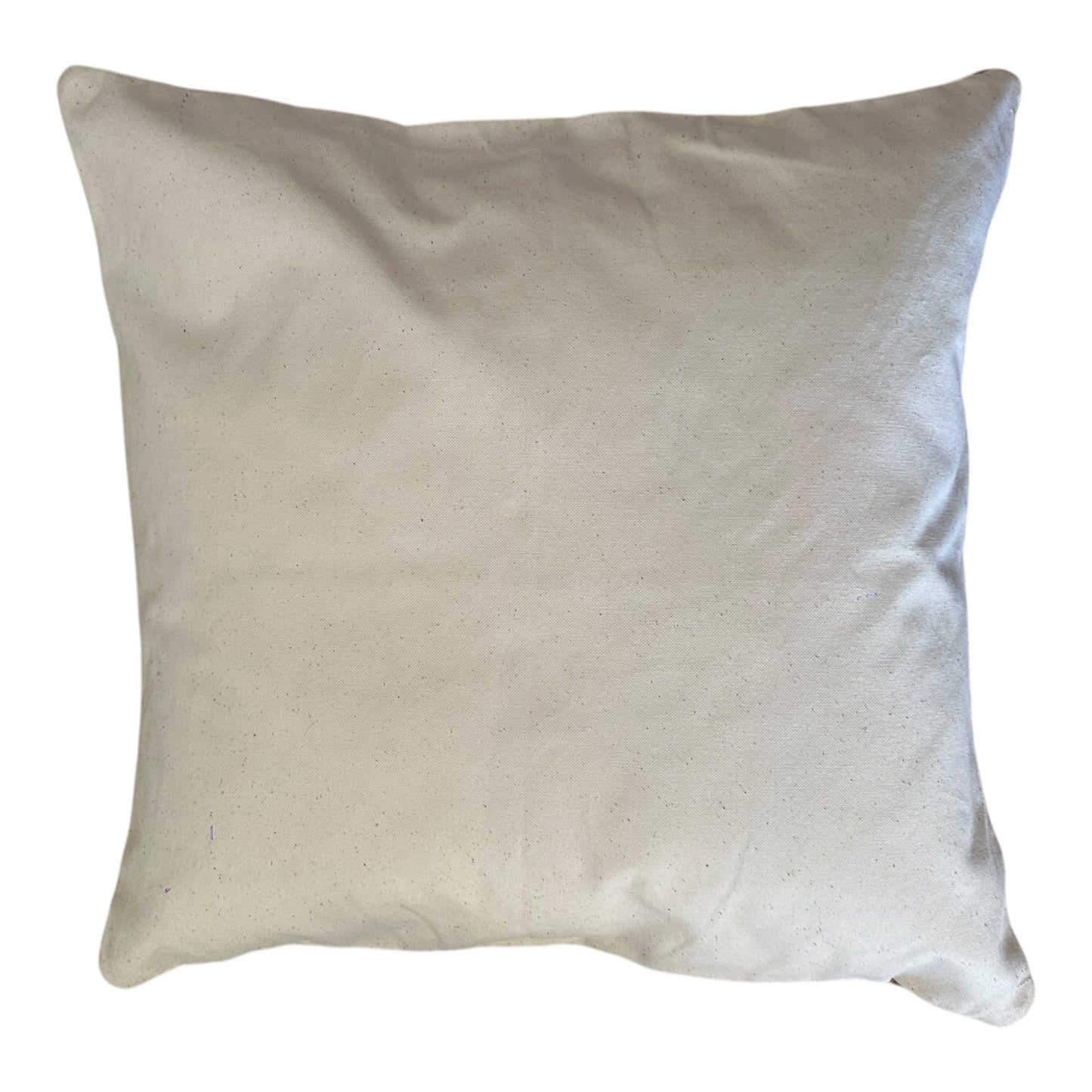 Backside Olive mali mud cloth cushion cover square