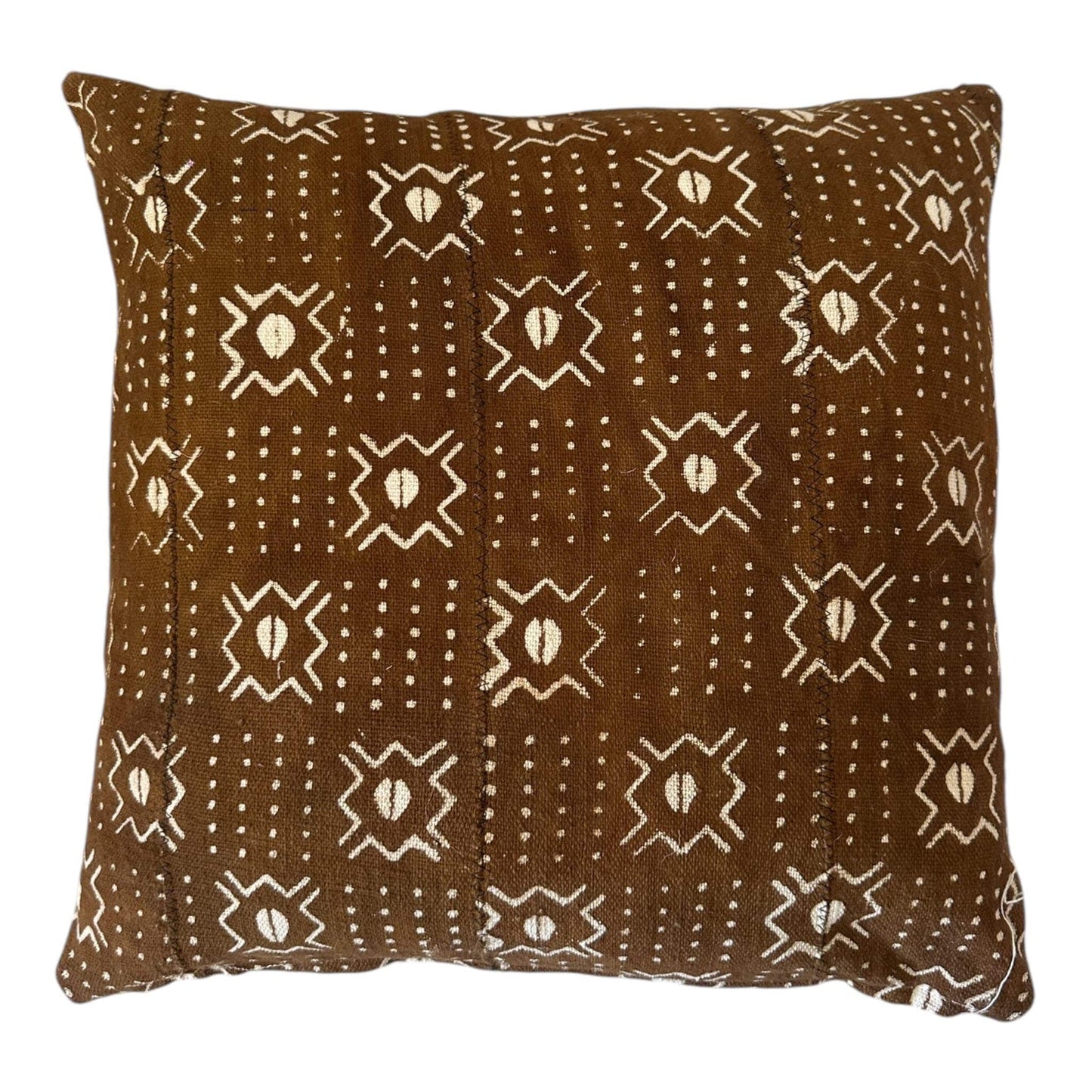 Coffee been african mudcloth cushion cover square