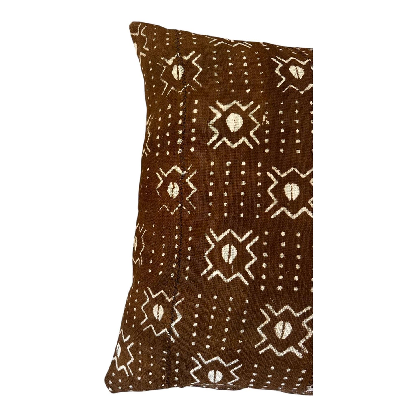 Coffee been mudcloth cushion cover square