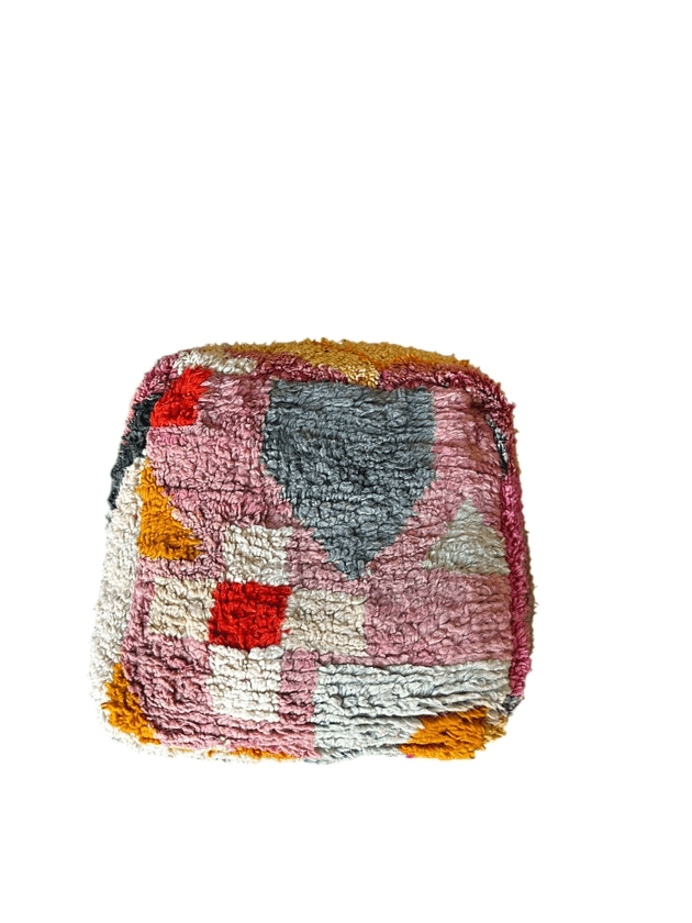 Eclectic homeware moroccan floor cushion pink