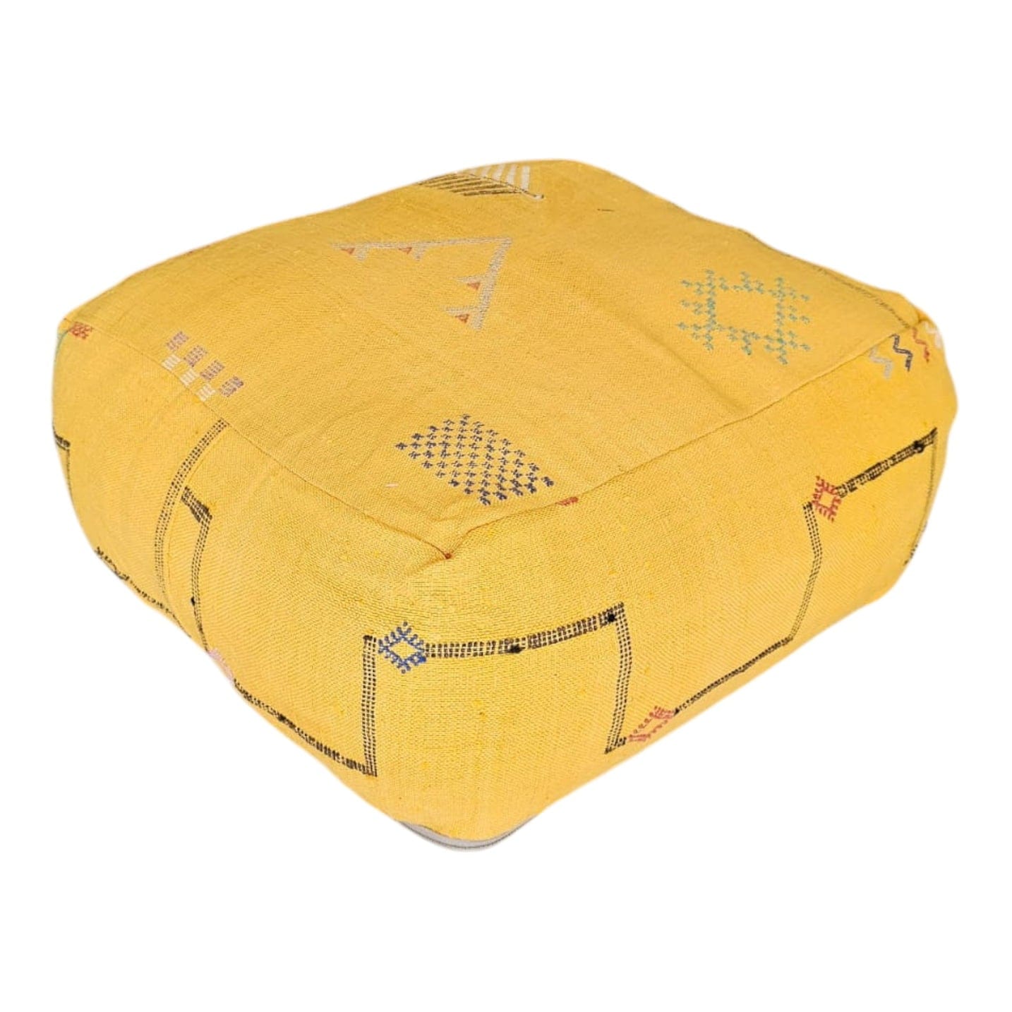 Labboho Morocco Yellow sabra flour cushion moroccan decor