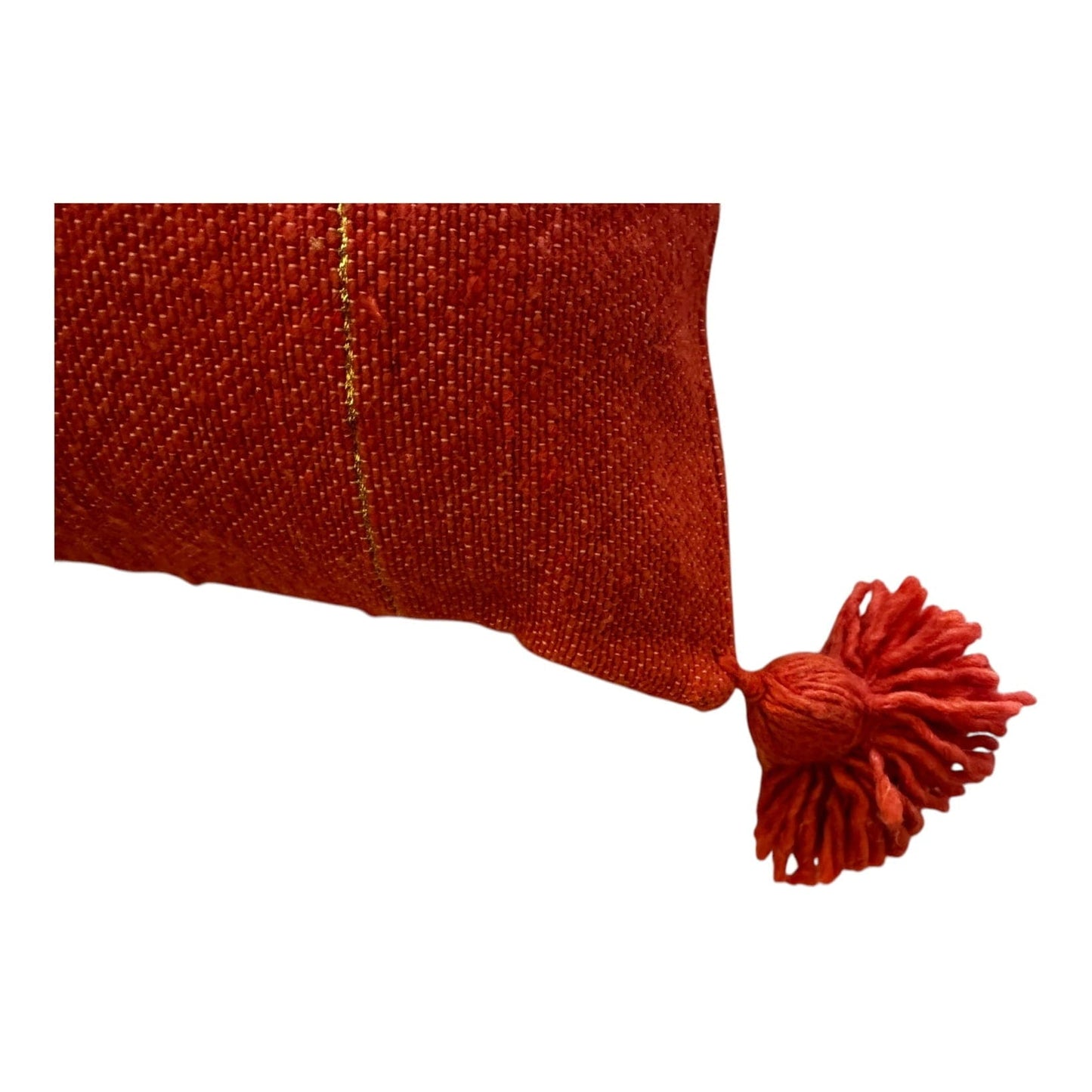 Labboho pompom cushion cover handmade cotton eclectic