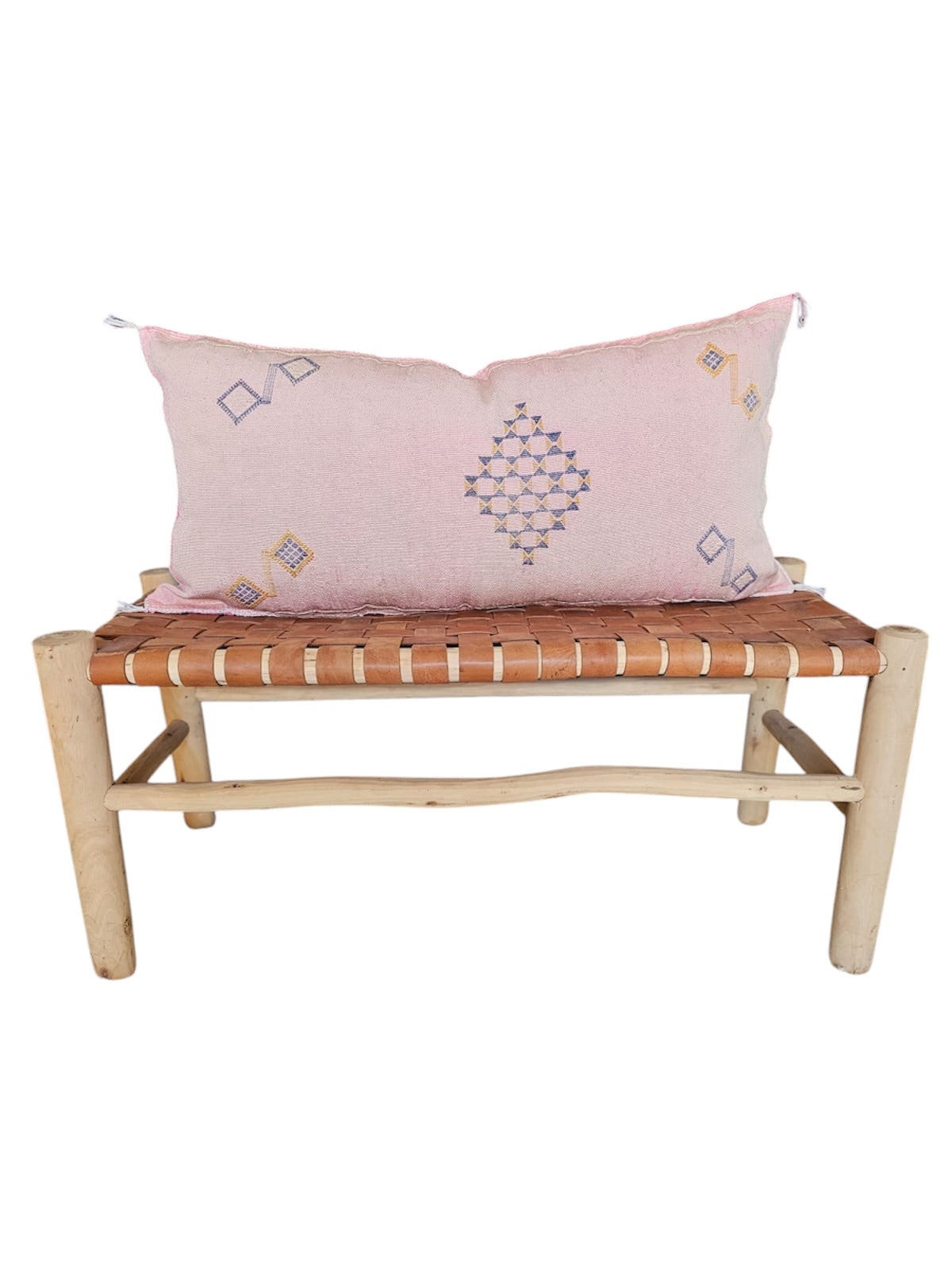 Large rectangle light pink cactus silk pillow cover ow cover