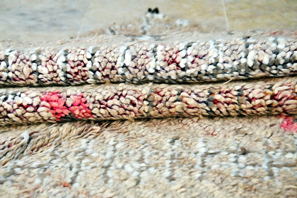 Pastel maarmoucha rug folded