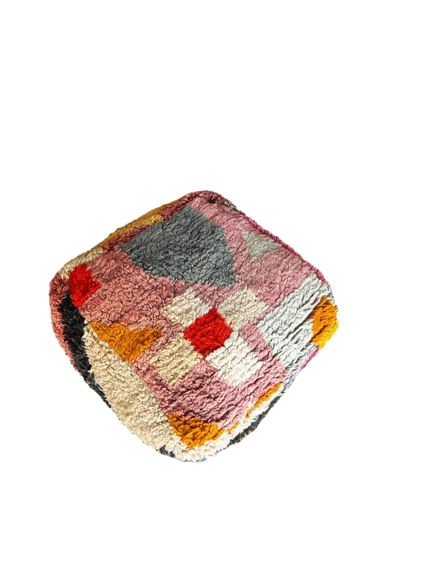 pink new boujaad floor cushion electic interior