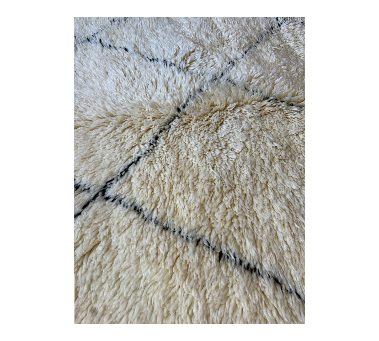 Plush beni ourain diamonds flufy