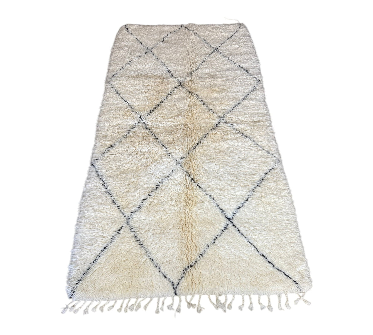 Plush beni ourain diamonds front