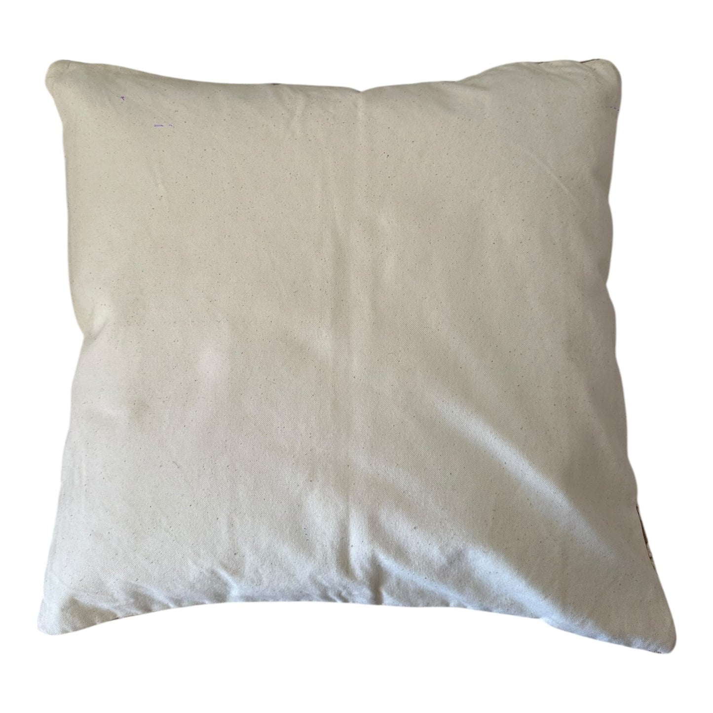 Square backside mudcloth cushion