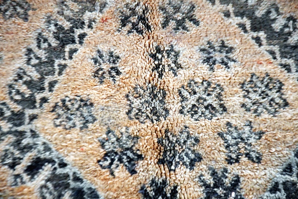 Zemmour earthy rug close up