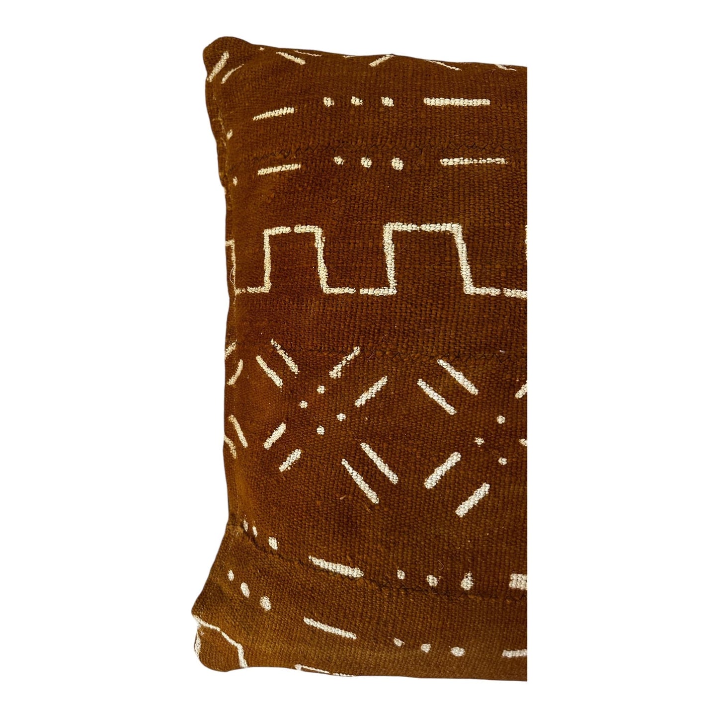 coussin bogolanfini moutard mali square