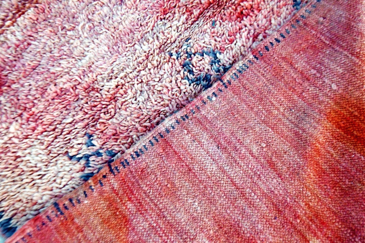 rust vintage boujaad moroccan runner back