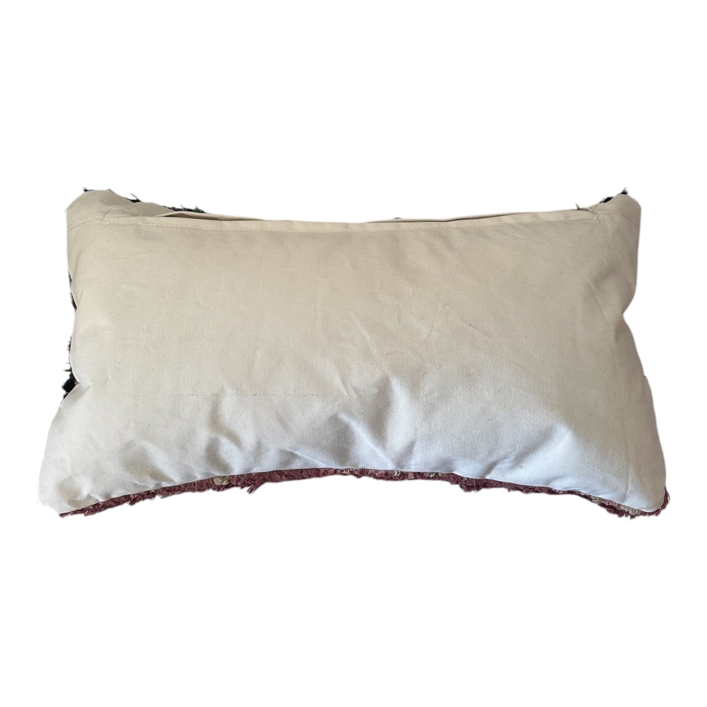 white back kyria moroccan cushion pillow
