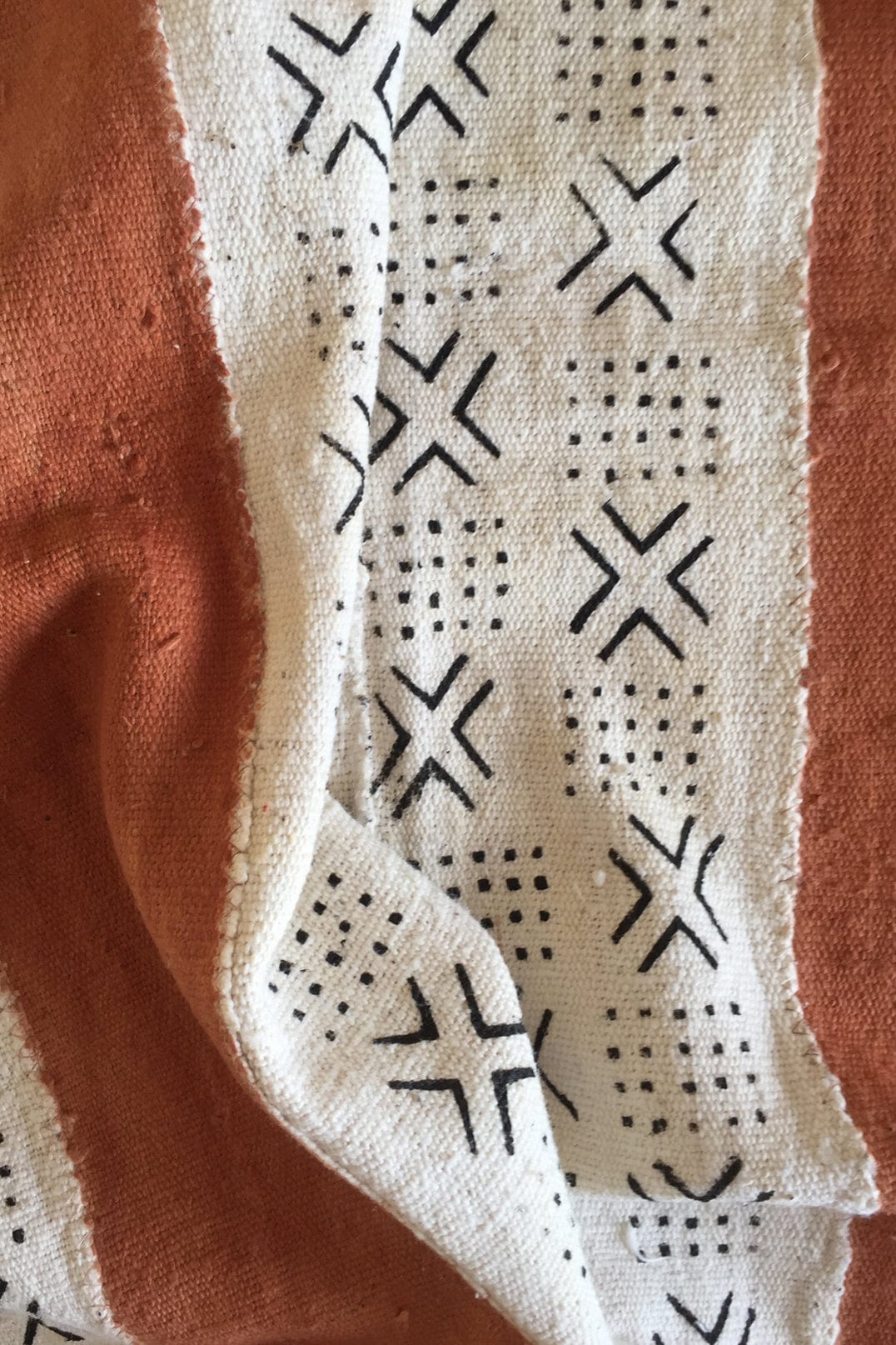 Mali mud cloth fabric bogolonfini segou tribal motif cotton handspun handmade