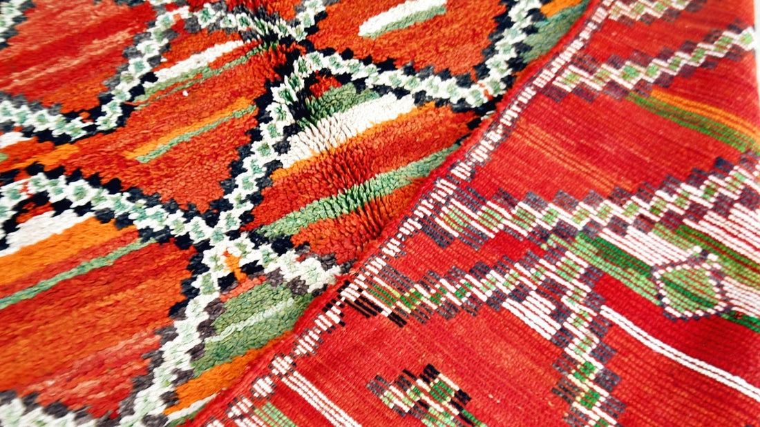 Art of handwoven boujaad rugs 