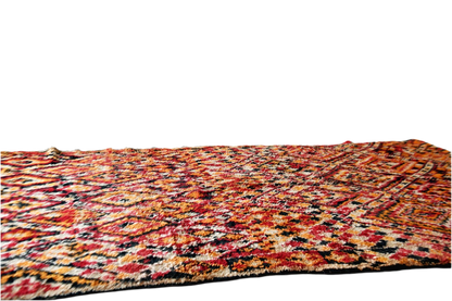Antique Ait Youssi moroccan rug side