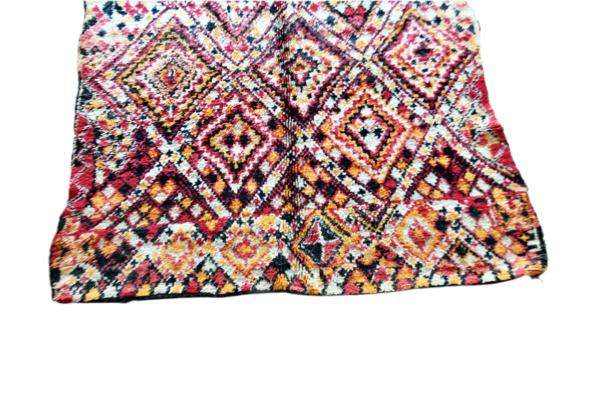 Antique Ait Youssi moroccan rug top