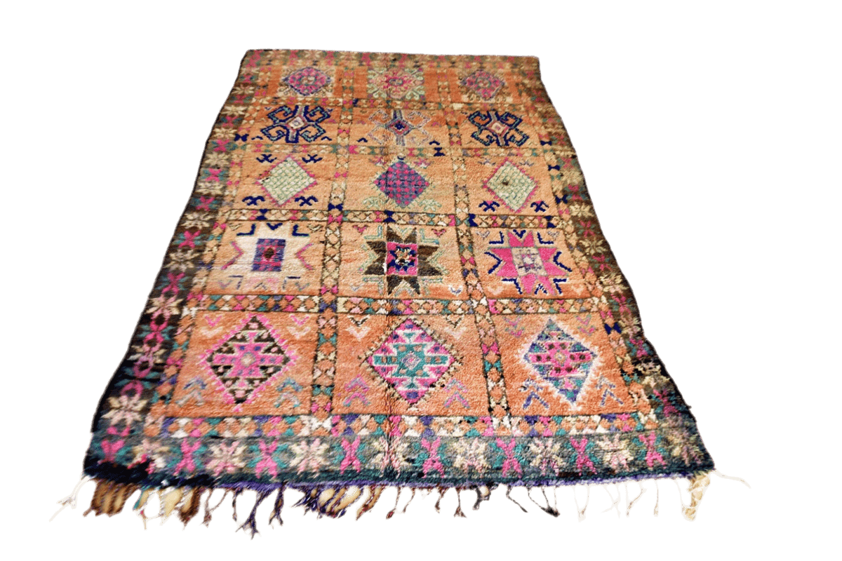 Beni Mguild pastel area rug morocco full