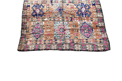 Beni Mguild pastel area rug morocco top