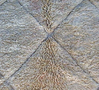 Cream beni ourain rug 