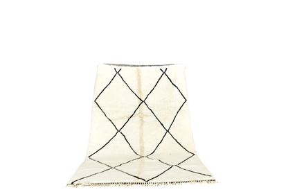 Blach white diamond beni mrirt carpet standing