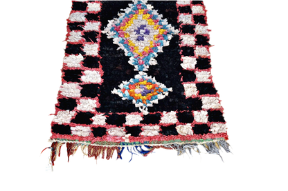 Boucherouit runner rug bottom
