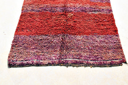 Chevron back beni mguild vintage rug top 