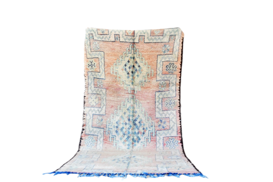 faded vintage boujaad rug morocco 