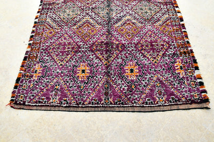 Maalem purple marmoucha rug immaculate top