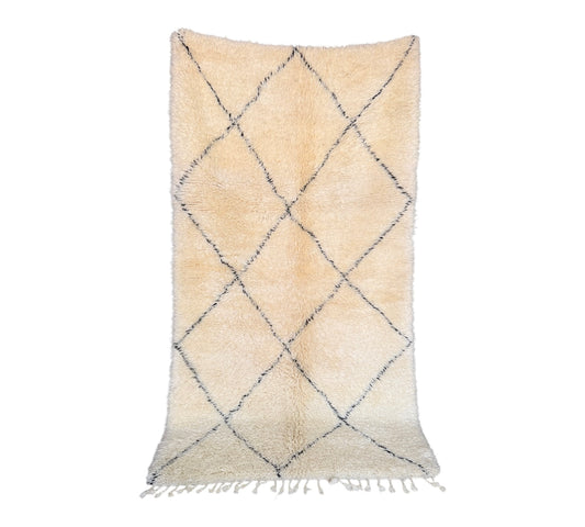 Plush beni ourain diamonds flufy standing