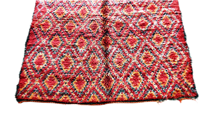 Red orange black beni mguild thick rug masterpiece top