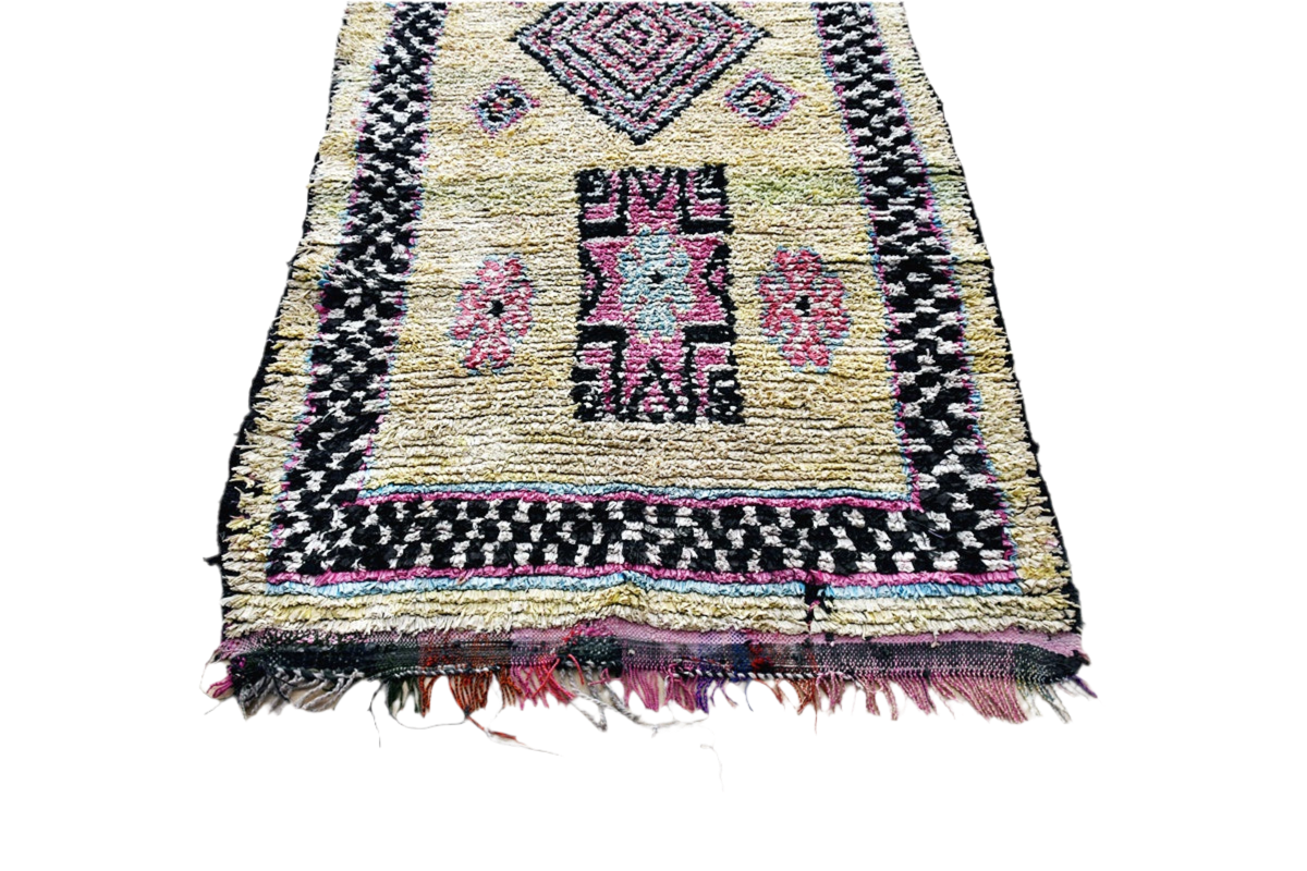Yellow Boucherouit rug