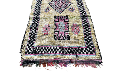 Yellow Boucherouit rug