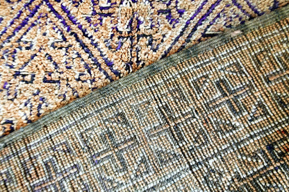 back peach purple beni mguild rug 