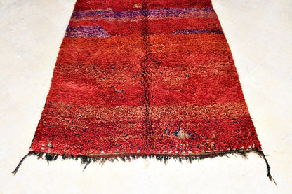 bottom Chevron back beni mguild vintage rug