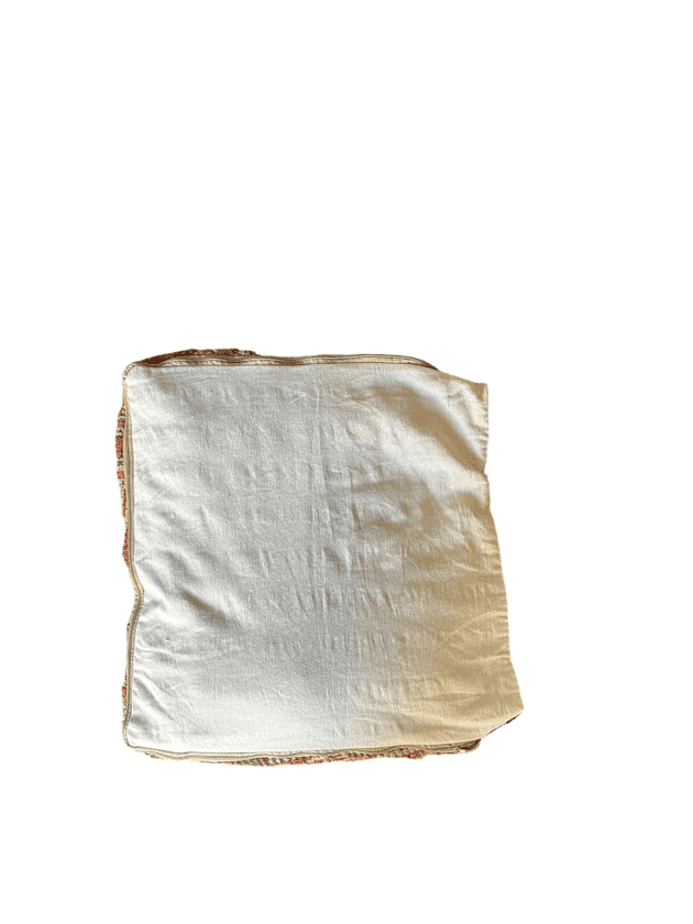bottom moroccan square wool pouf
