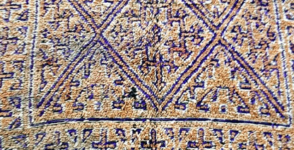 close peach purple beni mguild rug 