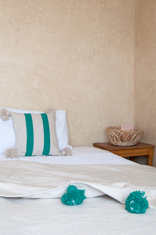 STONE_TEAL_STRIPE_POM_POM_BEDSPREAD_LIFESTYLE_V